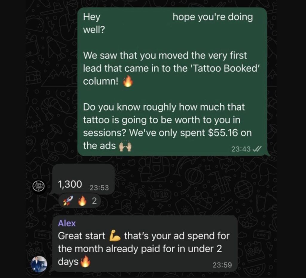 Inquiry coming through